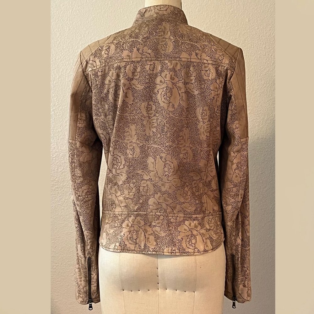 Designer Leather Jacket Tan - Picture 3 of 10
